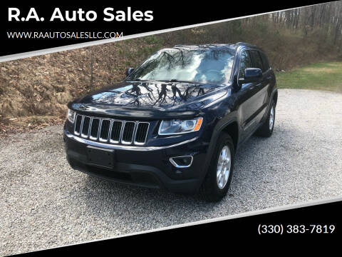 2015 Jeep Grand Cherokee for sale at R.A. Auto Sales in East Liverpool OH