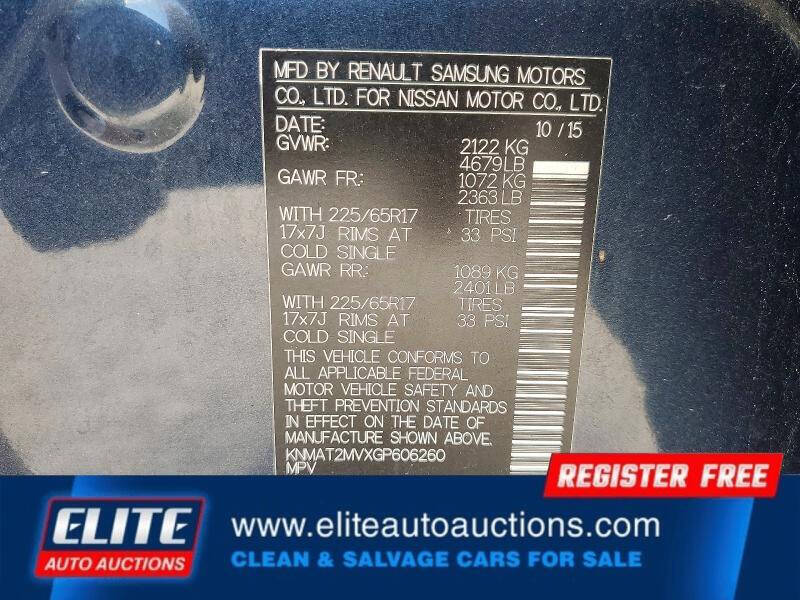2016 Nissan Rogue S