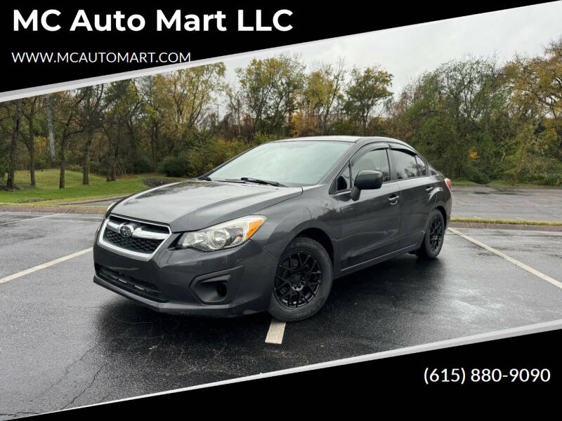 2012 Subaru Impreza for sale at MC Auto Mart LLC in Hermitage TN