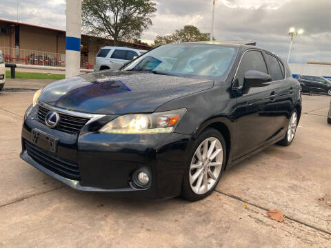 2012 Lexus CT 200h for sale at ANF AUTO FINANCE in Houston TX