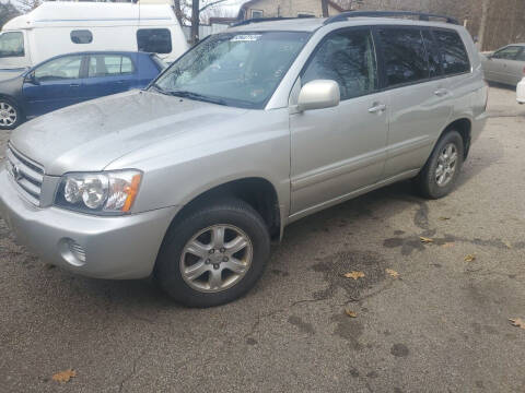 2003 Toyota Highlander for sale at STURBRIDGE CAR SERVICE CO in Sturbridge MA