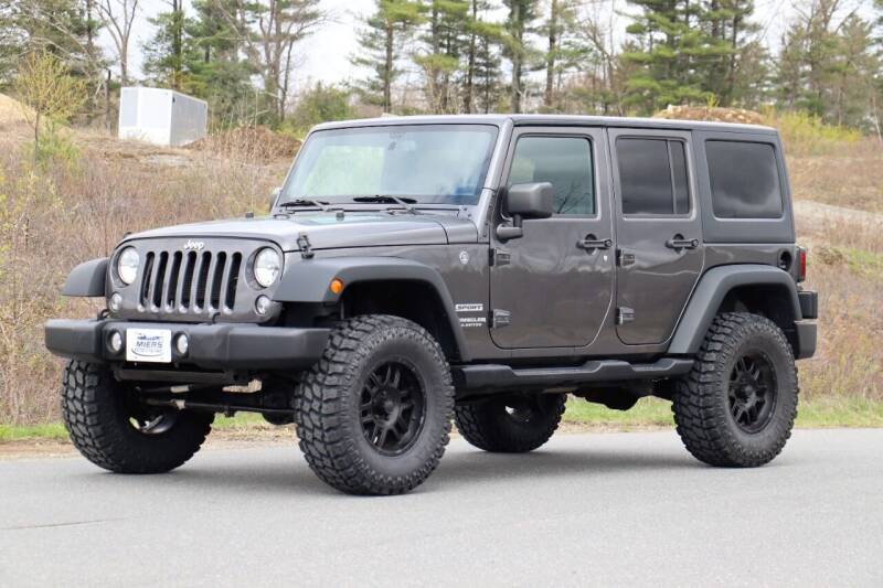 2017 Jeep Wrangler Unlimited for sale at Miers Motorsports in Hampstead NH