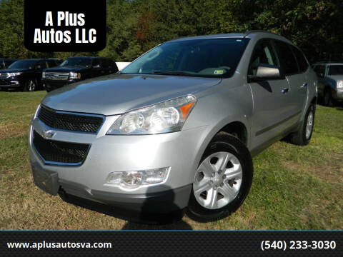 2012 Chevrolet Traverse for sale at A Plus Autos LLC in Fredericksburg VA