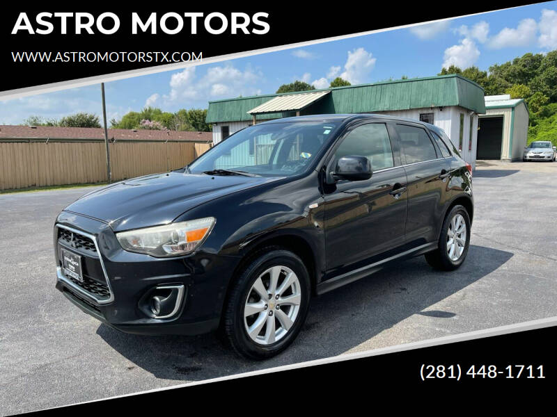 2013 Mitsubishi Outlander Sport for sale at ASTRO MOTORS in Houston TX