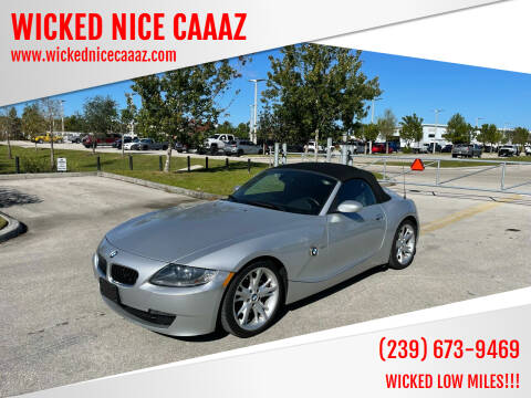 2008 BMW Z4 for sale at WICKED NICE CAAAZ in Cape Coral FL