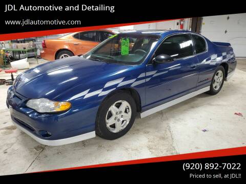 2003 Chevrolet Monte Carlo for sale at JDL Automotive and Detailing in Plymouth WI