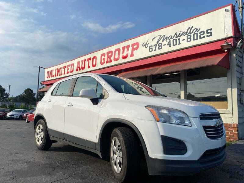 2016 Chevrolet Trax for sale at Unlimited Auto Group of Marietta in Marietta GA