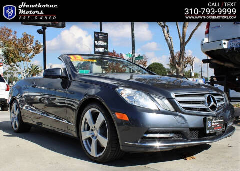 2013 Mercedes-Benz E-Class for sale at Hawthorne Motors Pre-Owned in Lawndale CA