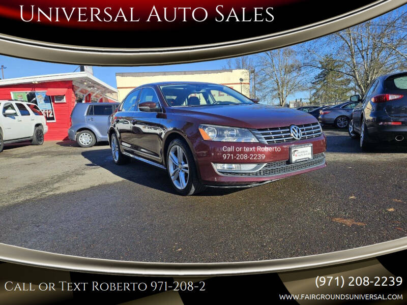 2014 Volkswagen Passat for sale at Universal Auto Sales in Salem OR