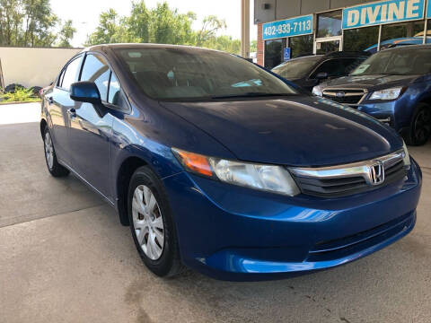 2012 Honda Civic for sale at Divine Auto Sales LLC in Omaha NE