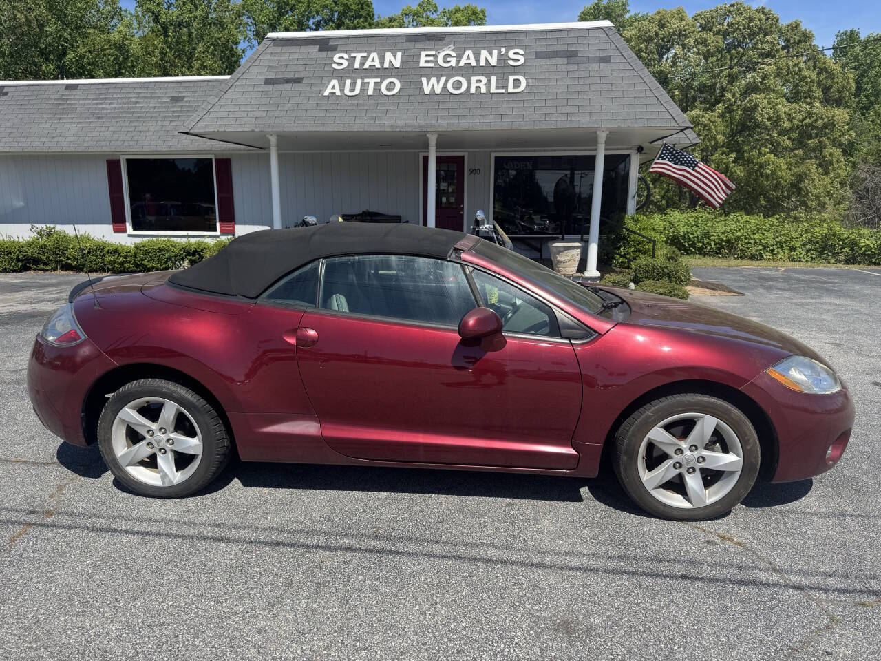 Red 2007 Mitsubishi Eclipse Spyder GS Convertible GS 2dr Convertible (2.4L I4 4A) 2