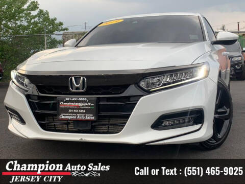 2019 Honda Accord for sale at CHAMPION AUTO SALES OF JERSEY CITY in Jersey City NJ