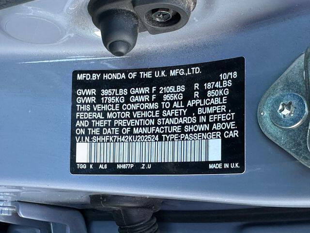 2019 Honda Civic Sport