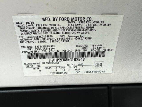 2019 Ford Taurus SEL