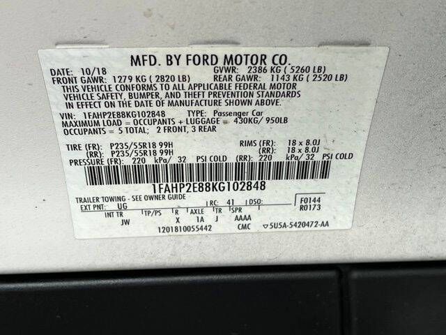 2019 Ford Taurus SEL