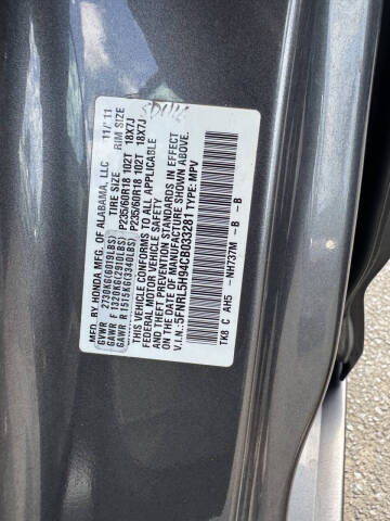 2012 Honda Odyssey Touring