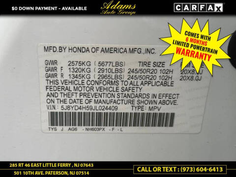 2018 Acura MDX SH-AWD w/Tech