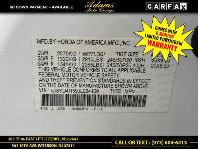 2018 Acura MDX SH-AWD w/Tech