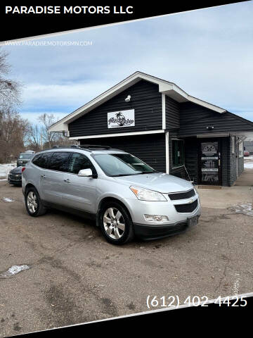 2012 Chevrolet Traverse for sale at PARADISE MOTORS LLC in Cambridge MN