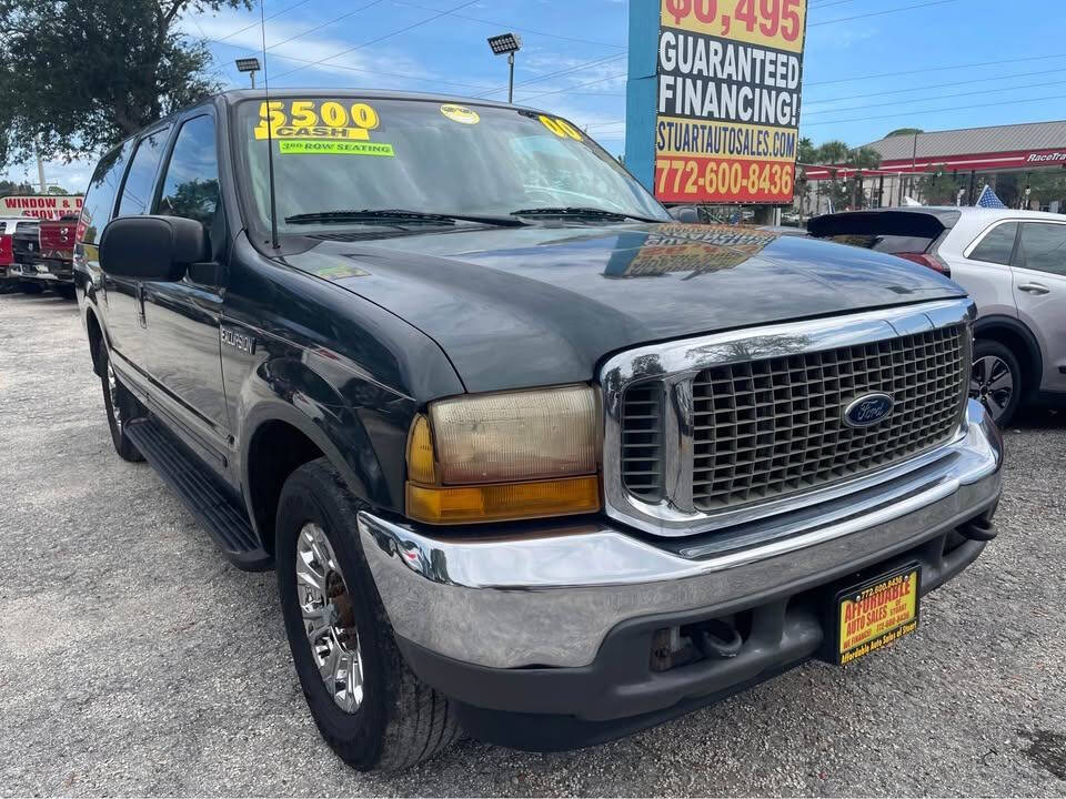 Black 2000 Ford Excursion XLT XLT 4dr SUV 1