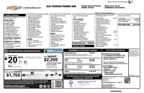 2022 Chevrolet Traverse Premier