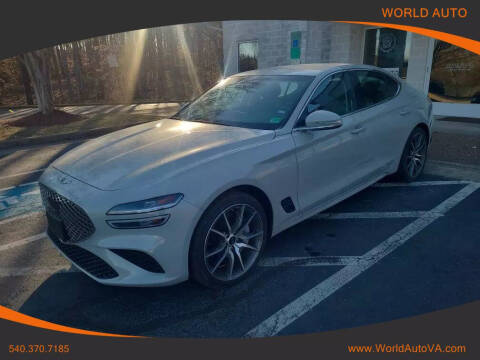 2025 Genesis G70 for sale at World Auto in Fredericksburg VA