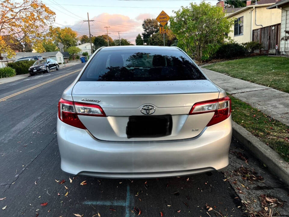 2012 Toyota Camry for sale at Sorrento Auto Sales Inc in Hayward, CA