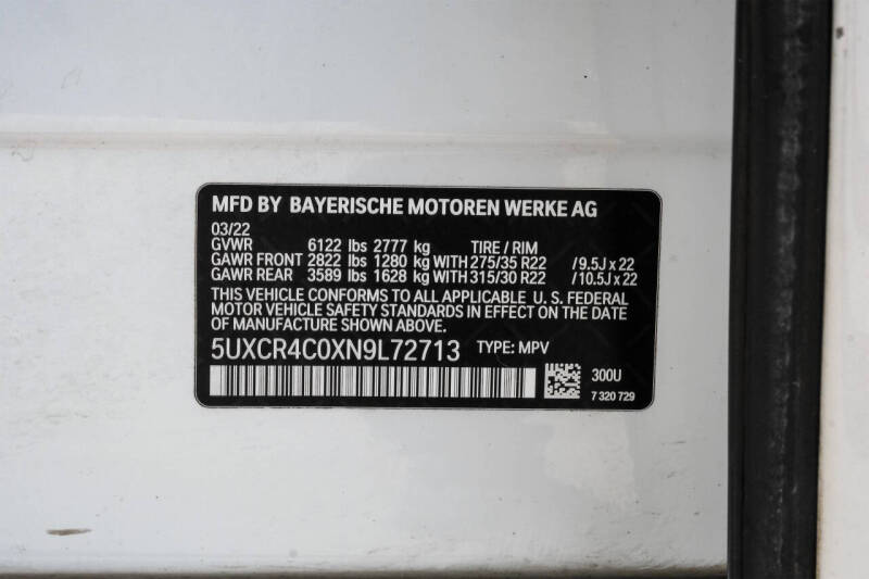 2022 BMW X5 sDrive40i