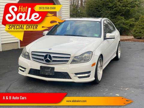 2013 Mercedes-Benz C-Class for sale at A & B Auto Cars in Newark NJ