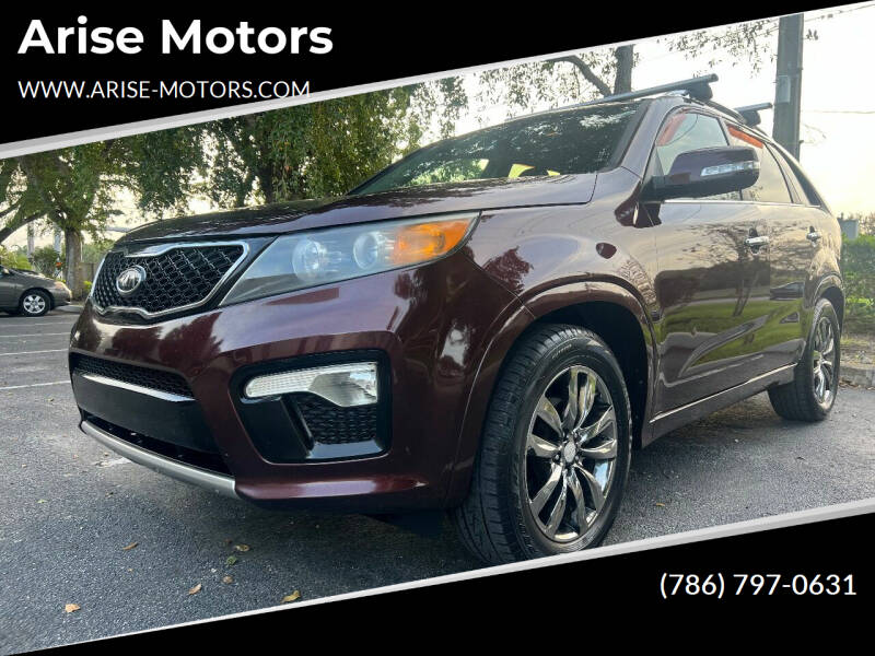 2013 Kia Sorento for sale at ARISE MOTORS in Pompano Beach FL