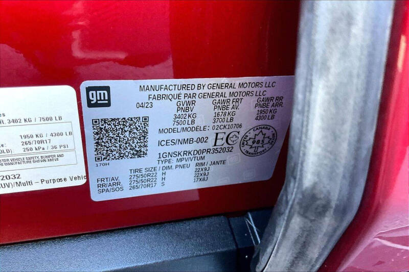 2023 Chevrolet Tahoe RST