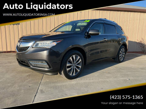 2016 Acura MDX for sale at Auto Liquidators in Bluff City TN