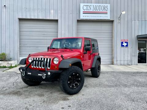 2009 Jeep Wrangler for sale at CTN MOTORS in Houston TX