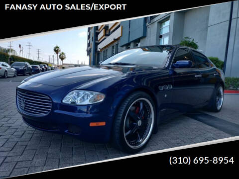 2008 Maserati Quattroporte for sale at FANASY AUTO SALES/EXPORT in Yorba Linda CA