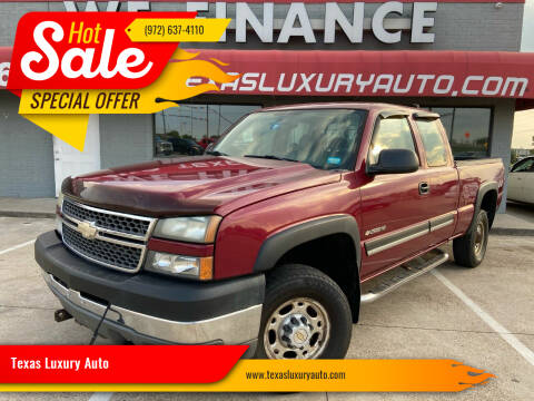 2005 Chevrolet Silverado 2500HD for sale at Texas Luxury Auto in Cedar Hill TX