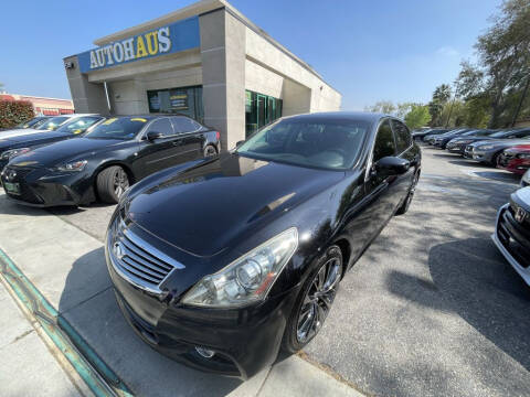 2013 Infiniti G37 Sedan for sale at AutoHaus Loma Linda in Loma Linda CA