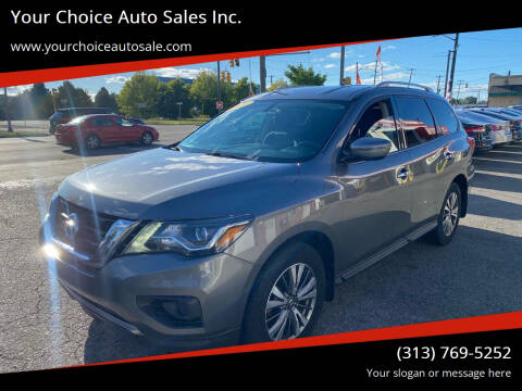 2019 Nissan Pathfinder for sale at Your Choice Auto Sales Inc. in Dearborn MI