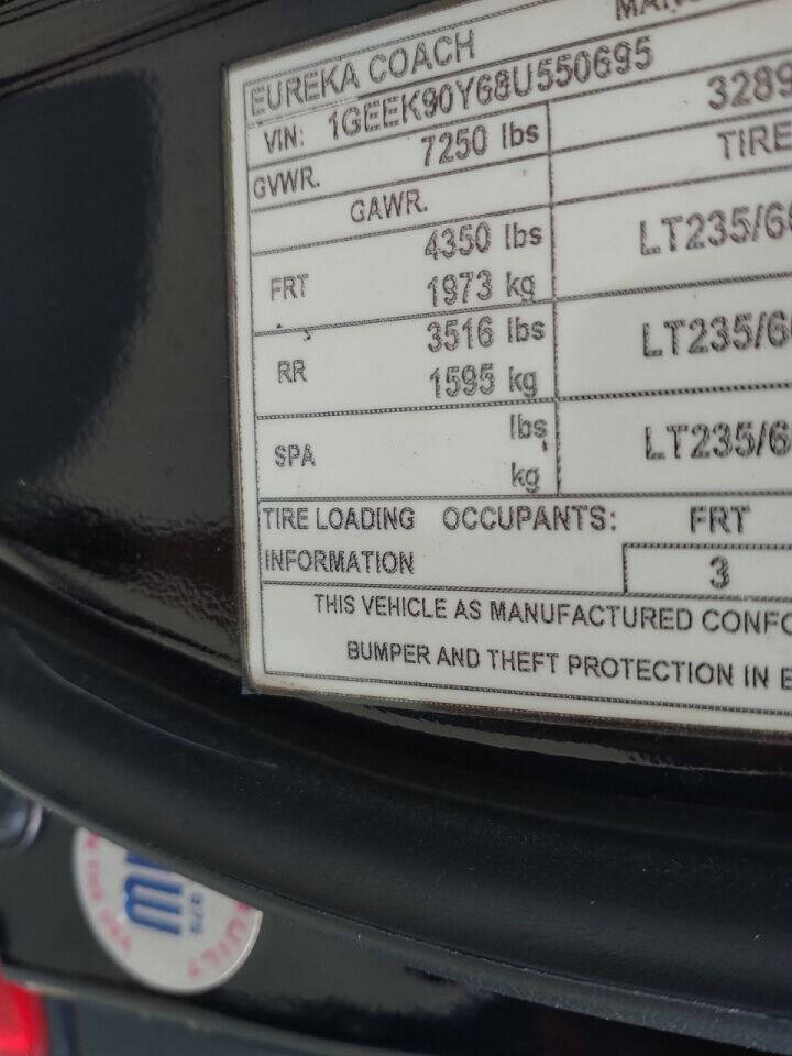2008 CADILLAC Professional Chassis Incomplete - $10,950