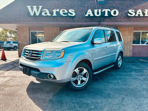 2013 Honda Pilot for sale at Wares Auto Sales INC in Traverse City MI