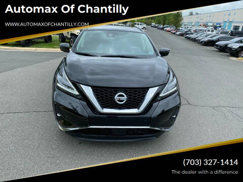 2021 Nissan Murano for sale at Automax of Chantilly in Chantilly VA