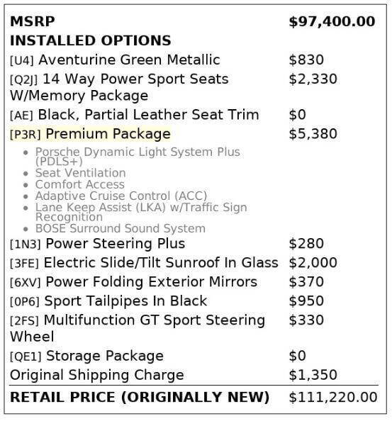 2020 Porsche 911 Carrera