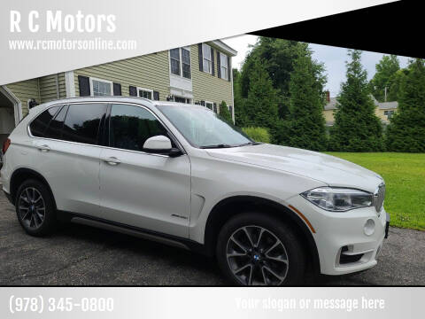 2018 BMW X5 for sale at R C Motors in Lunenburg MA