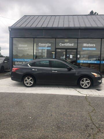 2013 Nissan Altima for sale at Georgia Certified Motors in Stockbridge GA