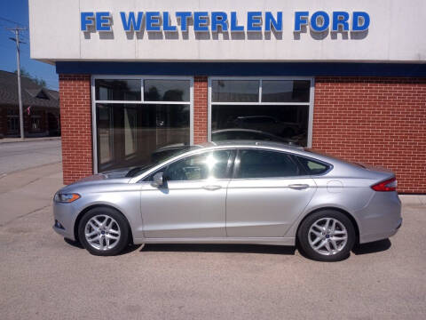 2014 Ford Fusion for sale at Welterlen Motors in Edgewood IA