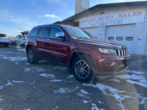 2017 Jeep Grand Cherokee for sale at Adams Auto Sales Inc in Mankato MN