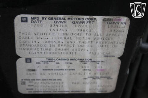 1989 Chevrolet Corvette