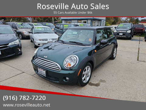 2009 MINI Cooper for sale at Roseville Auto Sales in Roseville CA