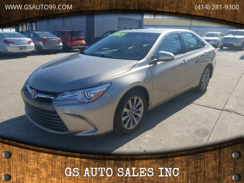 2015 Toyota Camry for sale at GS AUTO SALES INC in Milwaukee WI
