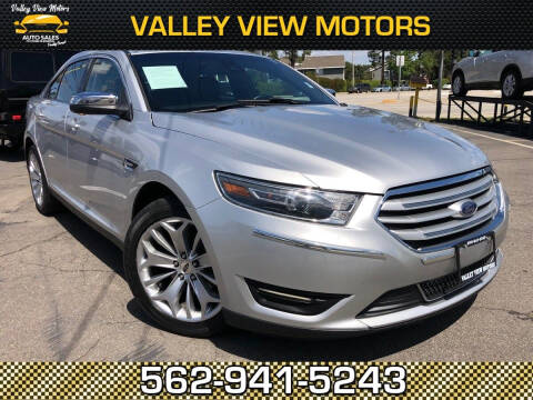 2018 Ford Taurus for sale at Valley View Motors in Whittier CA