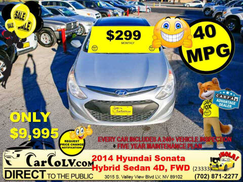 2014 Hyundai Sonata Hybrid for sale at The Car Company in Las Vegas NV
